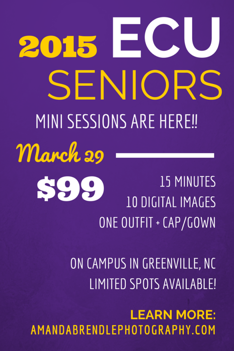 ECU Senior Photographer - Amanda Brendle Photography