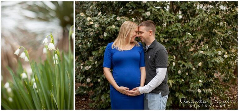 Matt + Lori | Raleigh, NC Maternity Photographer Amanda Brendle Photography at J.C. Raulston Arboretum