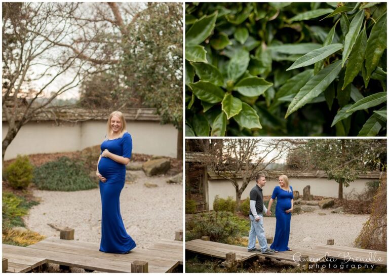 Matt + Lori | Raleigh, NC Maternity Photographer Amanda Brendle Photography at J.C. Raulston Arboretum