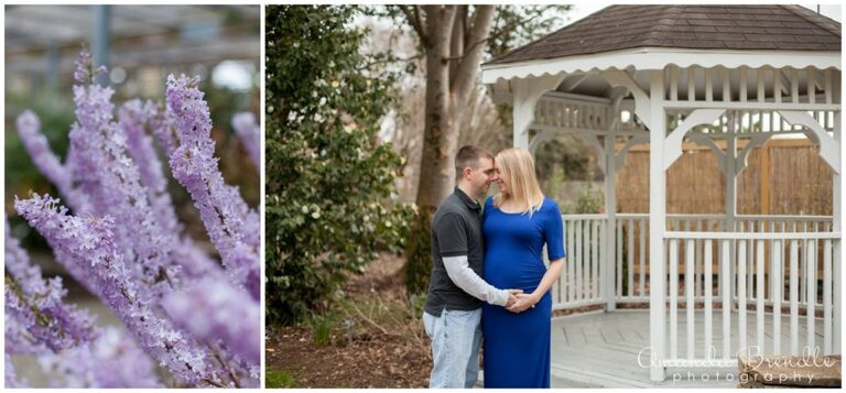 Matt + Lori | Raleigh, NC Maternity Photographer Amanda Brendle Photography at J.C. Raulston Arboretum