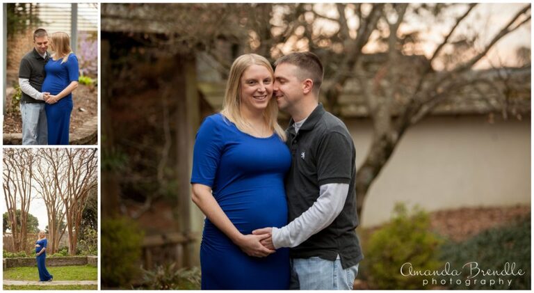 Matt + Lori | Raleigh, NC Maternity Photographer Amanda Brendle Photography at J.C. Raulston Arboretum