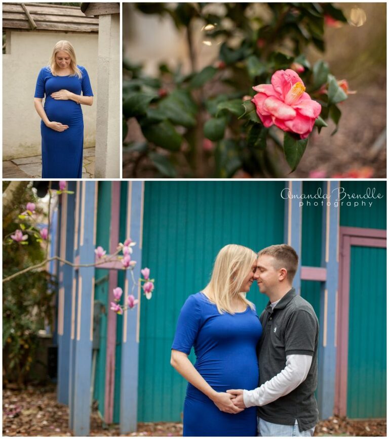 Matt + Lori | Raleigh, NC Maternity Photographer Amanda Brendle Photography at J.C. Raulston Arboretum