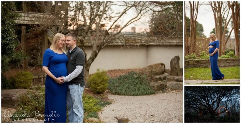 Matt + Lori | Raleigh, NC Maternity Photographer Amanda Brendle Photography at J.C. Raulston Arboretum