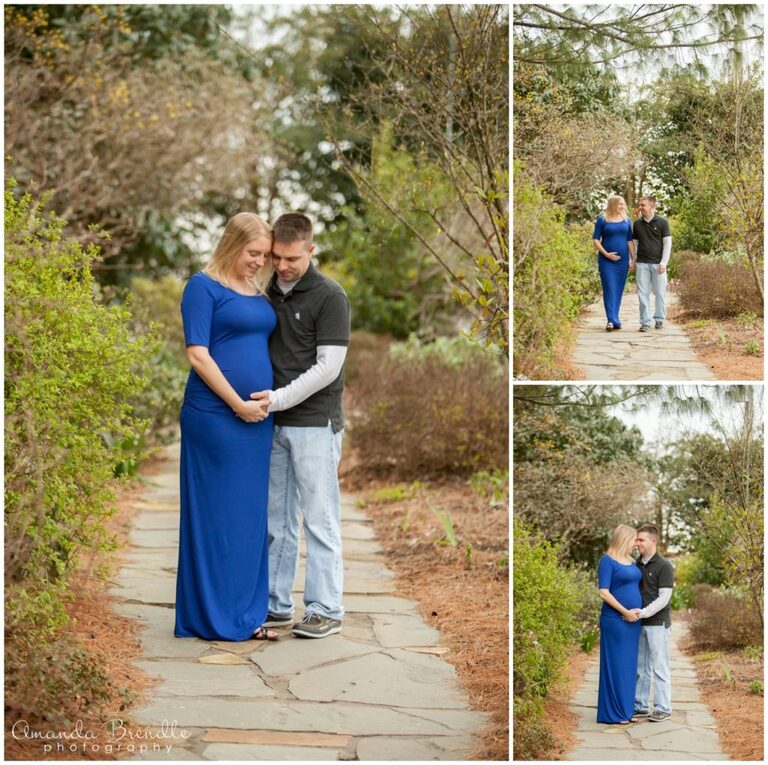 Matt + Lori | Raleigh, NC Maternity Photographer Amanda Brendle Photography at J.C. Raulston Arboretum