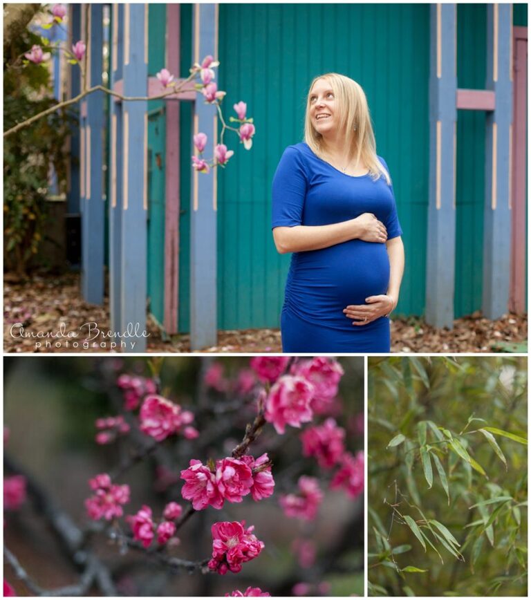 Matt + Lori | Raleigh, NC Maternity Photographer Amanda Brendle Photography at J.C. Raulston Arboretum